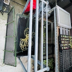 　亜鉛メッキ仕上げ　金魚　鯉　農業　整理　水槽棚　頑丈　防錆　