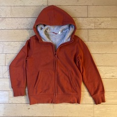 子供服　UNIQLOキッズパーカー　裏ボア　140