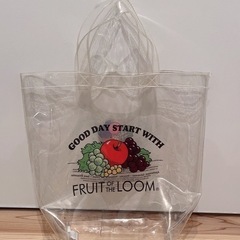 🍇フルーツオブザルーム🍎　ビニールバッグ　プールバッグ