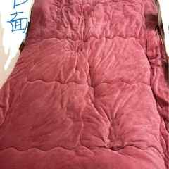 毛布掛け布団　掛布団　S 218✖️147✖️h4cm  桃色の画像