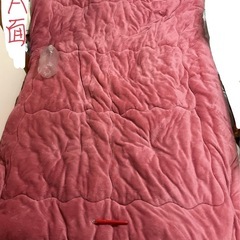 毛布掛け布団　掛布団　S 218✖️147✖️h4cm  桃色