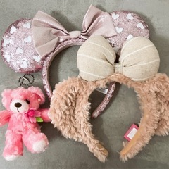 ✨ディズニー✨カチューシャ2個&ぬいぐるみセット❤️