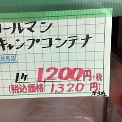 未使用 コールマン×コロナビール キャンプコンテナ 1個 複数有 管G250525AK (ベストバイ 静岡県袋井市)の画像
