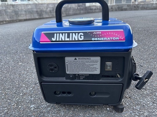 決まりました。実働ポータブル発電機