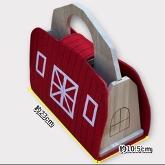 【中古】おもちゃ 木製 箱 動物 牧場 子供 キッズの画像