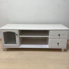 美品 ニトリ テレビ台 収納付き （TVボード フローリオ47）