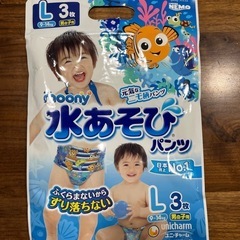 乳幼児用水遊びパンツL2枚[開封済み未使用]