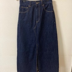 美品　GU デニムスカート　S
