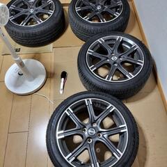 日産 マーチニスモ純正ホイールタイヤセット  205/45R/16