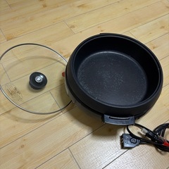 YGB-131山善　電気グリル鍋の画像