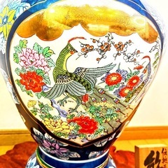 50万円 有田焼 名工 勝右衛門 大坪 玉杢一枚板付き 