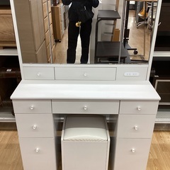 【トレファクマーケット久喜店】株式会社モカ　3面ドレッサー（スツール付）の画像