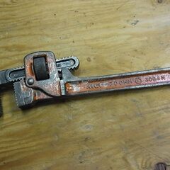旧い 工具 パイプレンチ 300mm MCC 松坂鉄工所製 ～3...