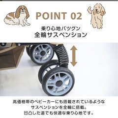 ワンタッチペットカートの画像