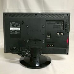 【北見市発】シャープ SHARP 液晶カラーテレビ 2T-C19AD 2018年製 19V 一人暮らし ゲーム (E3427kmsYM)の画像