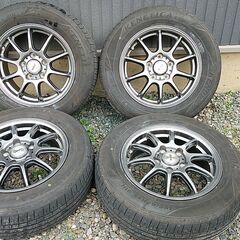 15×6J　114.3　IN45　195/65R15夏タイヤ　4本
