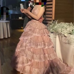 カラードレス　ウェディング　の画像