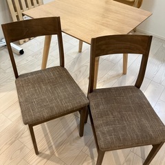 ニトリ　ダイニングテーブルセットの画像