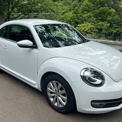  ザビートル 人気のホワイト 車検あり 予備整備済  女性にもお勧め