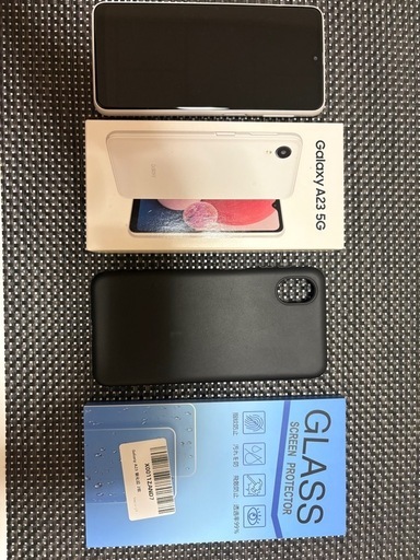 【値下げ】Galaxy A23 5G + 保護シート + ケース