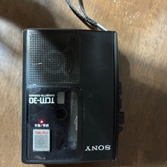 SONY TCM-30 カセットプレーヤー　昭和レトロ
