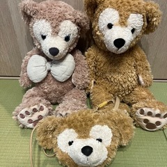 ダッフィー&シェリーメイぬいぐるみ