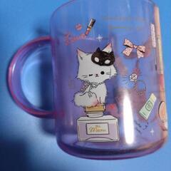 プラスチックコップ（ネコ）の画像
