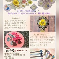 6月11日(水)11時~13時30分 ランチ付きワークショ…
