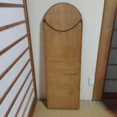 m120×40㎝ラタン壁掛ミラーの画像