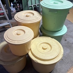 決まりました　
漬物おけとオモリ