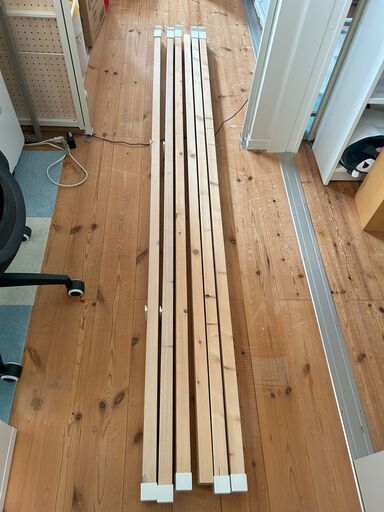 DIY ラブリコ 突張棚 部屋仕切などに パイン材 2×4(ﾂｰﾊﾞｨﾌｫｰ) 6枚 1×8