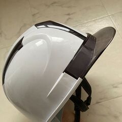【美品】白い作業用ヘルメット