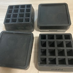 洗濯機のかさ上げ、防振・防音のゴムマットの画像