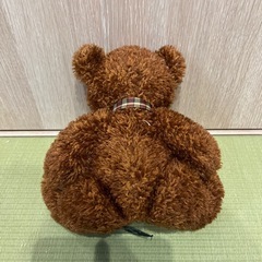 ラスベリーデズモンドテディベアのぬいぐるみの画像