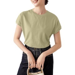 【新品未使用】レディース Tシャツ 半袖 カットソー 夏服 薄手...