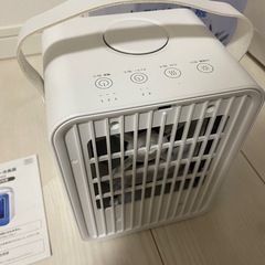 【美品】ミニ　冷風機　クーラー　コンパクト　Delitoo 小型　Air cooler fan　　の画像