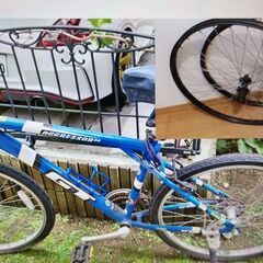 自転車とホイール（SHIMANO)　26インチ　譲渡者様検討中