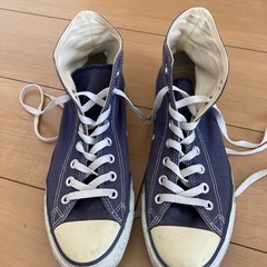 中古　コンバース　オールスター　ハイカット　ネイビー　26.5cm