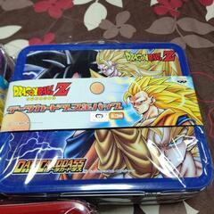DRAGONBALLＺデータカードダス缶バック３種セットの画像