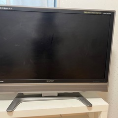 SHARP 液晶テレビAQUOS 37インチ　IKEAテレビ台付
