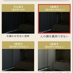 【ミラーレースカーテン付】カーテン 1級遮光 ライトベージュ の画像