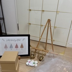  【IKEA/DAISO/etc.】結婚式ウェルカムスペース雑貨