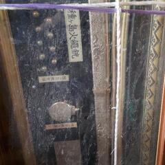 火縄銃の模型飾りの画像