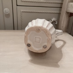 シャビー ナチュラル フレンチ カントリー 花瓶 持ち手つき アンティークの画像
