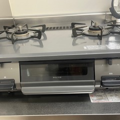 リンナイ グリル付ガステーブル（右強火力：ET67BKR） (都市ガス12A/13A)の画像