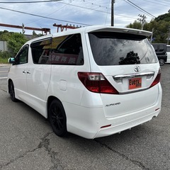 自社ローンあり！ガソリン100リットルプレゼント✨ドラレコ✨ナビ✨オットマン✨トヨタ☆アルファード☆240S☆2400cc☆7人乗り☆の画像