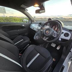 アバルト500ターボ/4万キロ走行/車検付き/コーナーセンサーの画像
