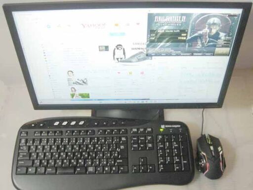 [終了しました][早い者勝ち][大満足！！高性能！！ゲーミングPC＋モニター+ゲーミングマウス+キーボードフルセット！](Win11Pro) Core-i7+メモリー16GB+SSD256GB+HDD500GB