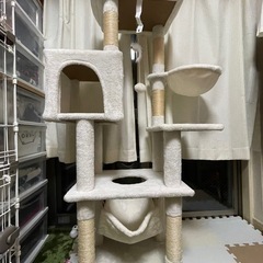 AIFY キャットタワー　スリム　ホワイト　猫用品　　
