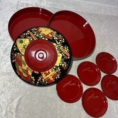 二段寿司重　お盆　重箱　大皿